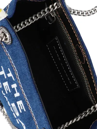 Marc Jacobs Denim Crossbody Bag In Blue