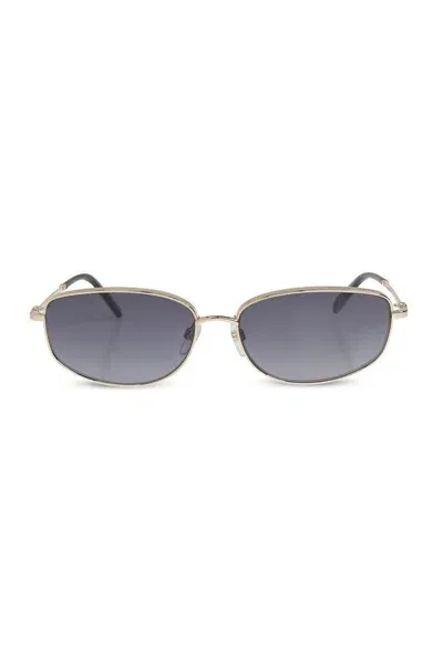 Marc Jacobs Eyewear Oval Frame Sunglasses In Gold