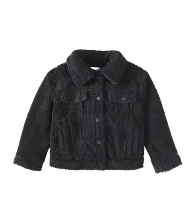 Marc Jacobs Kids' Fleece Jacket In Schwarz