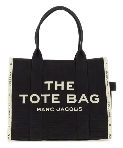 Marc Jacobs Jacquard Large Tote Bag In Black