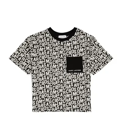 Marc Jacobs Kids' Logo-print Cotton T-shirt In Black