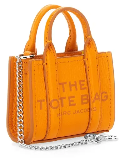 Marc Jacobs Keychain "the Tote" Dwarf In Orange