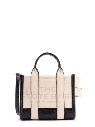 Marc Jacobs Leather Handbag With Frontal Logo