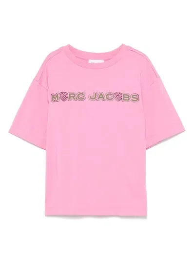 Marc Jacobs Logo-print T-shirt In Rosa