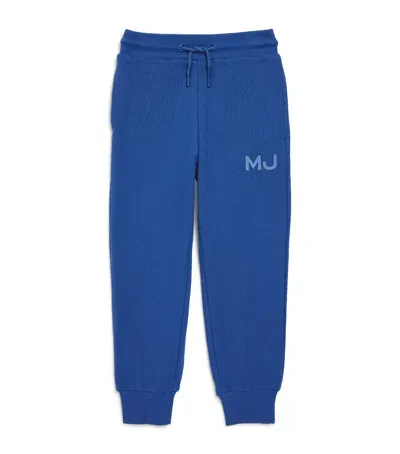 Marc Jacobs Kids' Logo Sweatpants In Blue