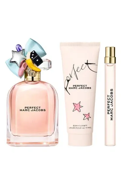 Marc Jacobs Perfect Eau De Parfum 3-piece Gift Set $221 Value In No Color