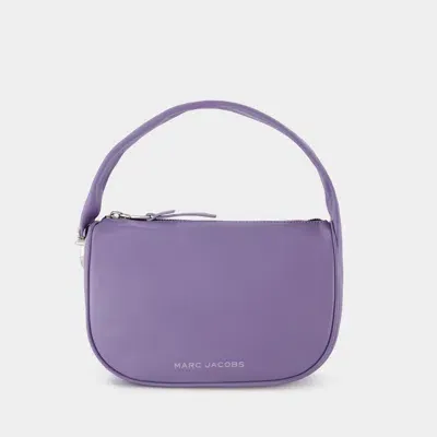 Marc Jacobs Pushlock Mini Hobo Bag In Purple