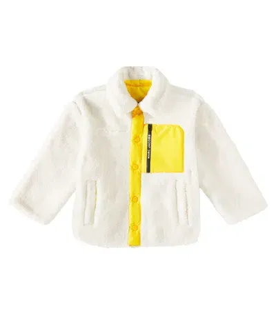 Marc Jacobs Kids' Reversible Faux Fur Jacket In White