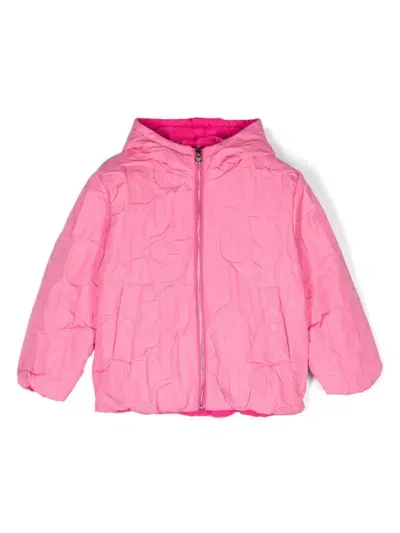 Marc Jacobs Kids' Reversible Puffer Jacket In Pink