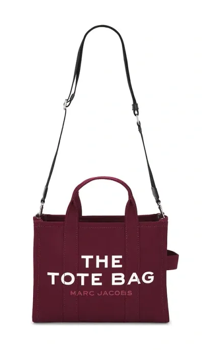 Marc Jacobs Tote-bag Canvas Medium In Burgundy