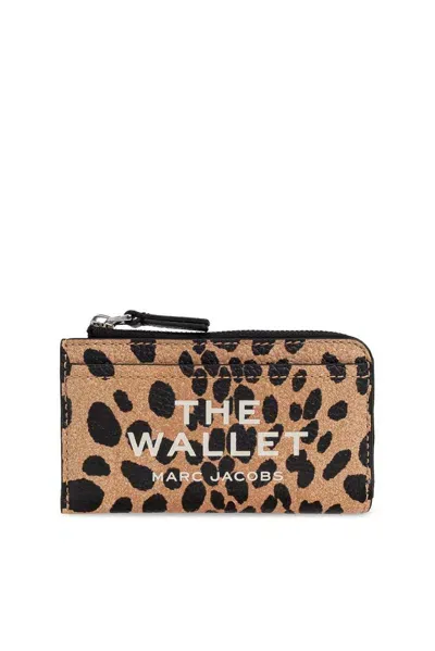 Marc Jacobs The Cheetah Printed Top Zip Multi Wallet