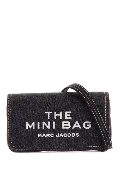 Marc Jacobs The Denim Chain Mini Bag - A In Black