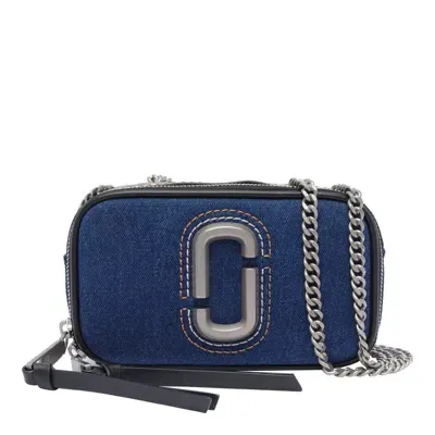 Marc Jacobs The Snapshot Denim Convertible Crossbody Bag In Blue