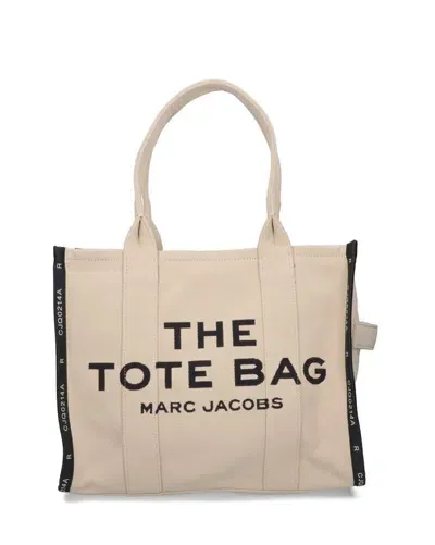 Marc Jacobs The Jacquard Tote Bag In Beige