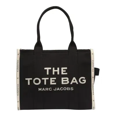 Marc Jacobs The Jacquard Large Tote Bag In Black