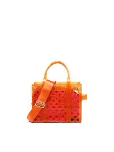 Marc Jacobs The Jelly Small Tote Bag In Tangerine