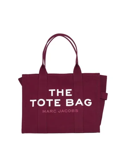 Marc Jacobs "the Large Tote" Bag In Red