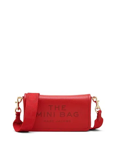 Marc Jacobs The Leather Mini Bag Woman Red In Leather