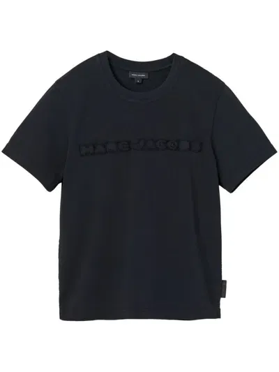 Marc Jacobs Marc Logo Baby Tee In Black