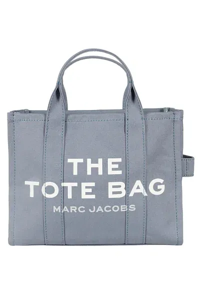 Marc Jacobs The Medium Tote In Blue Shadow