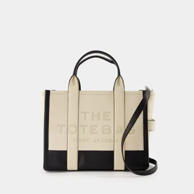 Marc Jacobs The Colorblock Medium Tote Bag In White