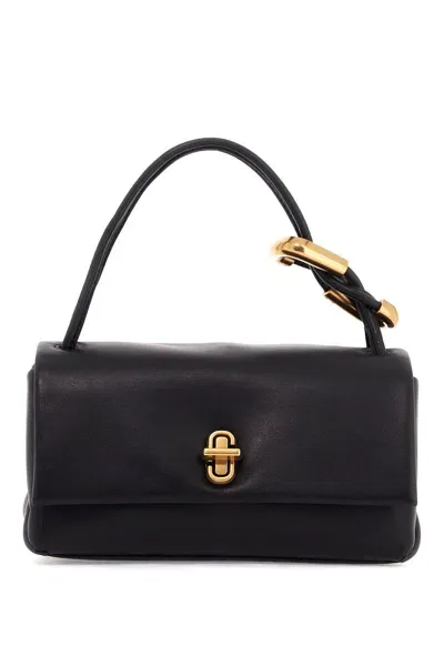 Marc Jacobs The Mini Dual Bag - Italian Leather In Black