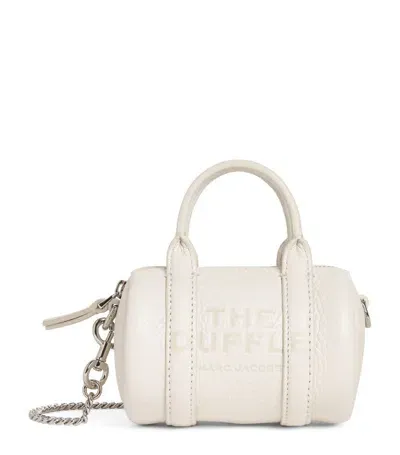 Marc Jacobs The Nano Duffle Cross-body Bag In 140 Cotton/silver