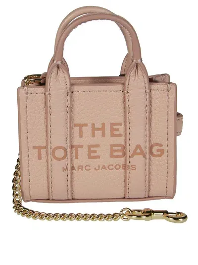 Marc Jacobs The Nano Tote Bag Charm In Pink