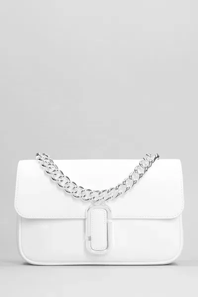 Marc Jacobs The Shoulder Shoulder Bag In White Leather