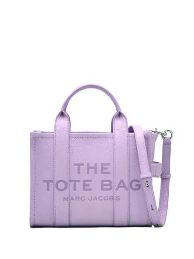 Marc Jacobs The Small Leather Tote Bag In Viola