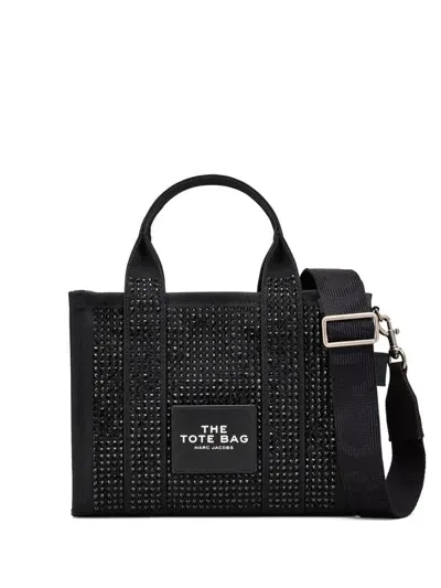 Marc Jacobs The Small Tote In 008 Black Crystal