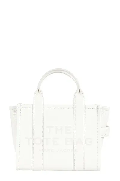 Marc Jacobs The Small Tote In Cotton Silver