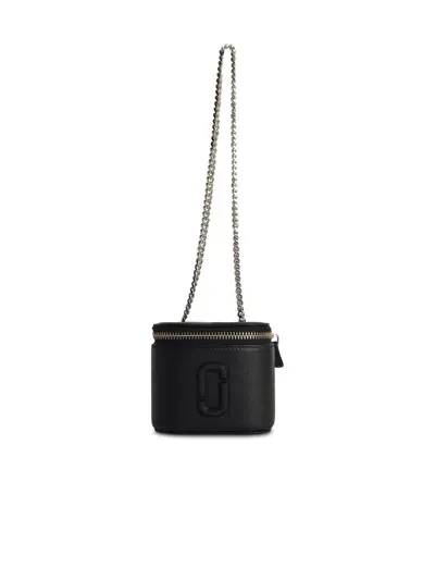 Marc Jacobs The Vanity Mini Black Leather Crossbody Bag