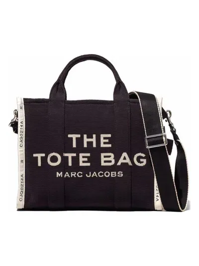 Marc Jacobs Women's The Jacquard Medium Tote Bag In Black