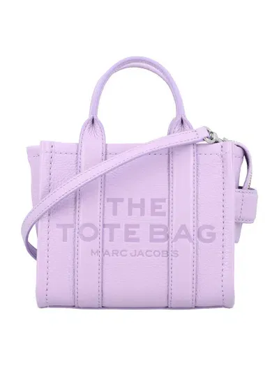 Marc Jacobs Women's The Leather Mini Tote Bag In Wisteria