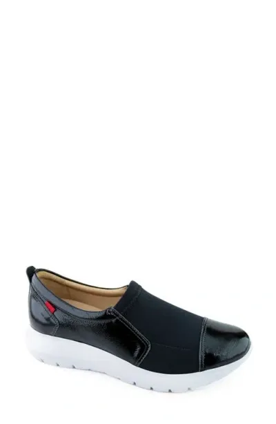 Marc Joseph New York Jay Street Slip-on Sneaker In Black Svelte Patent