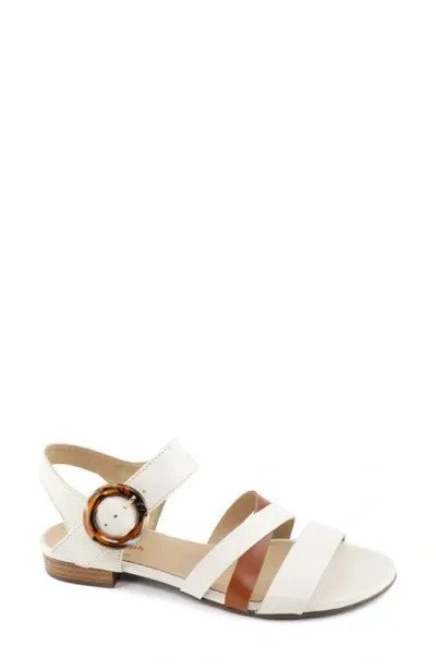 Marc Joseph New York Parkside Ave Sandal In Birch Cognac Napa