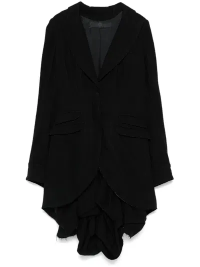 Marc Le Bihan Wool Blazer In Black