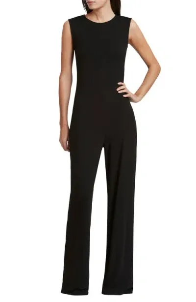 Marcella Whitney Wide Leg Jumpsuit In Black