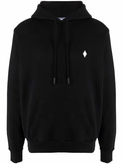 Marcelo Burlon County Of Milan Cross Regular Hoodie In Black