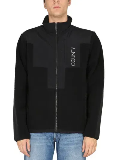 Marcelo Burlon County Of Milan Giacca Track Cross Block In Black