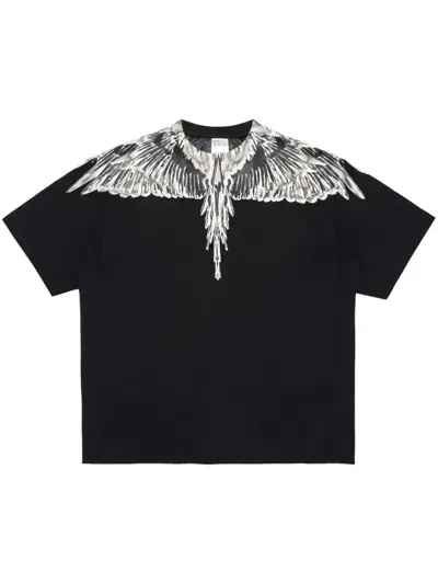 Marcelo Burlon County Of Milan Icon Wings T-shirt In Black