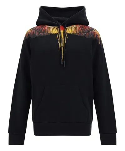 Marcelo Burlon County Of Milan Icon Wings Hoodie In Black