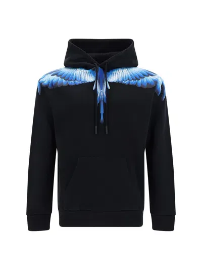 Marcelo Burlon County Of Milan Icon Wings Hoodie In Light/bl