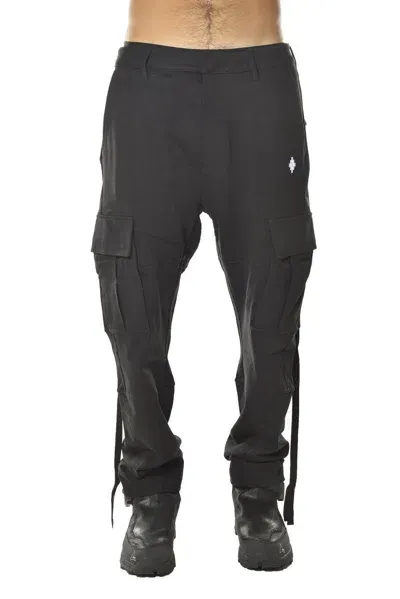 Marcelo Burlon County Of Milan Logo Detailed Cargo Pants In Black