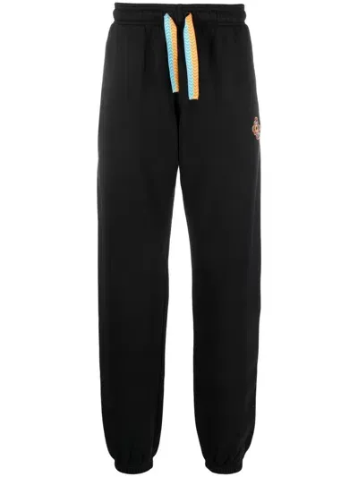 Marcelo Burlon County Of Milan Logo-embroidered Track Pants In Schwarz