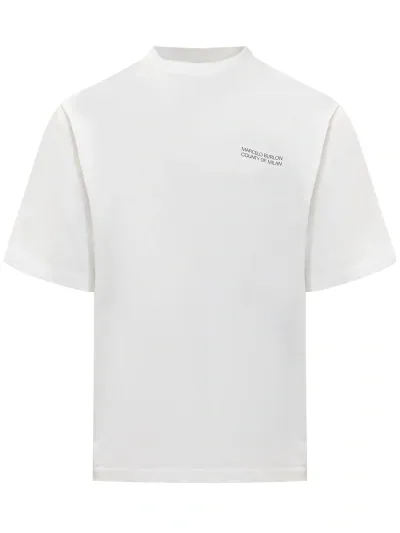 Marcelo Burlon County Of Milan Tempera Cross T-shirt In White