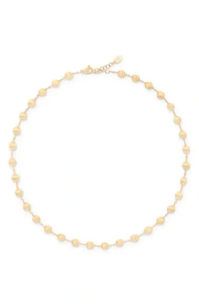 Marco Bicego Bead Station Necklace In Gold