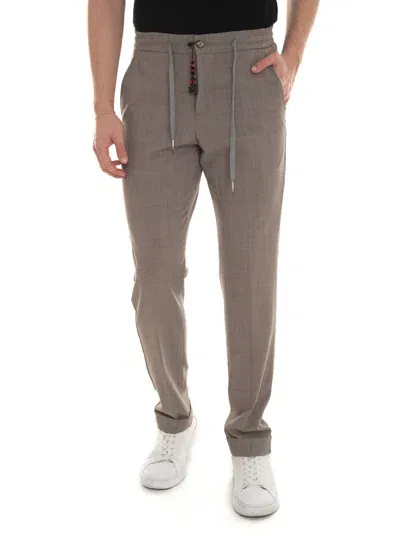 Marco Pescarolo Caracciolo Jogger Trousers In Dove-grey