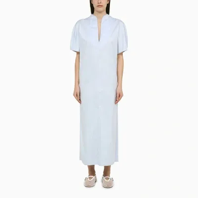 Margaux Lonnberg Margaux Lönnberg Light Blue Cotton Long Vic Dress